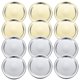 thumbnail image 1 of Paquete de 12 tapas para conservas de boca regular, tapas para tarros de albañil, tapas para conservas de anillos de 70 mm, tapas para tarros para conservas de tipo dividido de plata a prueba de fugas Sincero Electrónica, 1 of 5