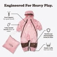 thumbnail image 3 of Tuffo Muddy Buddy Overalls - Pink, 12 Months, 3 of 10