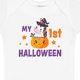 thumbnail image 4 of Inktastic My 1st Halloween with Unicorn Witch Girls Baby Bodysuit, 4 of 5