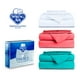 thumbnail image 1 of Juego de Sabanas Queen Size 3 Pack Turquesa Coral Blanco Spring Air Essence, 1 of 6