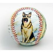 Angle View: Limited Edition German Shepherd Unforgettaball Collectible Baseball