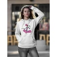 thumbnail image 3 of African Woman With A Drink Hoodie Women -Image by Shutterstock, Female 3X-Large, 3 of 4