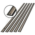 thumbnail image 2 of FASÄDE 47 in. Decorative Vinyl Divider Trim Crosshatch Silver (5 Pack), 2 of 7