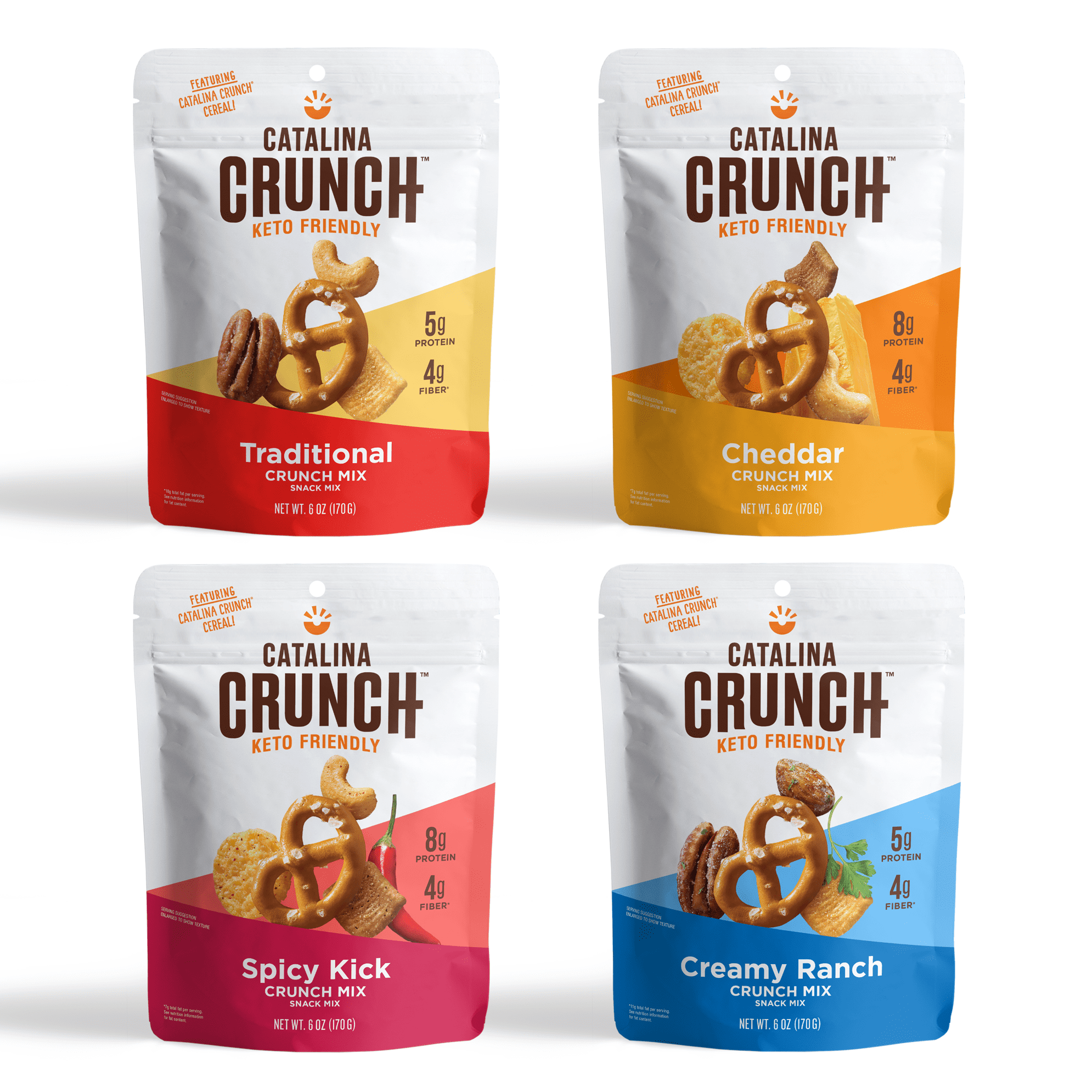 Catalina Crunch Mix Keto Snack Mix Variety Pack Keto Friendly, Low