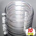 thumbnail image 2 of Bolas de plástico transparentes para hacer tú mismo, 5-10 cm, para colgar adornos decorativos, para árbol de Navidad, caja de bolas abierta, regalos para fiestas de bodas, 2 of 5