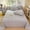 Gray, variant on Qonioi Heavy Duty Bed Sheets with Non-Slide Texture, 1pc Thick Breathable Colorfast Printed Sheet, Vintage Bohemian Coarse-Weave Bedding for All-Season Comfort, Gray