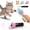 White and Pink, variant on Automatic Cat Teaser Launcher, Electric Telescoping Interactive Cat Toy for Indoor Kitten Enrichment & Exercise Machine