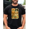 thumbnail image 4 of Mixed Media Cat Collage Shirt Quirky Vintage Cats in Glasses Retro Torn Paper Style Tee Abstract Funny Artistic Cat Lover Graphic Tee, 4 of 5