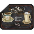 thumbnail image 2 of Coffee House Chalkboard Coffee Mat 24x18 Inch for Kitchen Counter, Silicone Dish Drying Mats for Coffee Bar Coffee Machine Coffee Maker or Countertop Protector Mat, 2 of 5