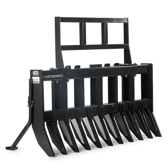Titan Attachments Pro Series 72" Root Rake Attachment, Universal SSQA, 100 HP