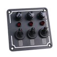 thumbnail image 2 of Panel de interruptor marino de 3 vías, 12V 24V con fusible indicador de para ATV instalar Zulema Panel de interruptores, 2 of 8