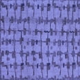 thumbnail image 1 of Ahgly Company Machine Washable Indoor Square Abstract Blue Modern Area Rugs, 6' Square, 1 of 4