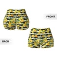 thumbnail image 5 of Xecao Orange and Lemon Print Workout Shorts for Women Soft Smooth Gym Yoga Scrunch Active Tennis Workout Running Shorts, 5 of 9