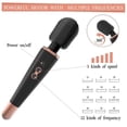 thumbnail image 5 of Cordless Wand Massager,rechargeable Back Neck Personal Massager For Women Couples, 5 of 5