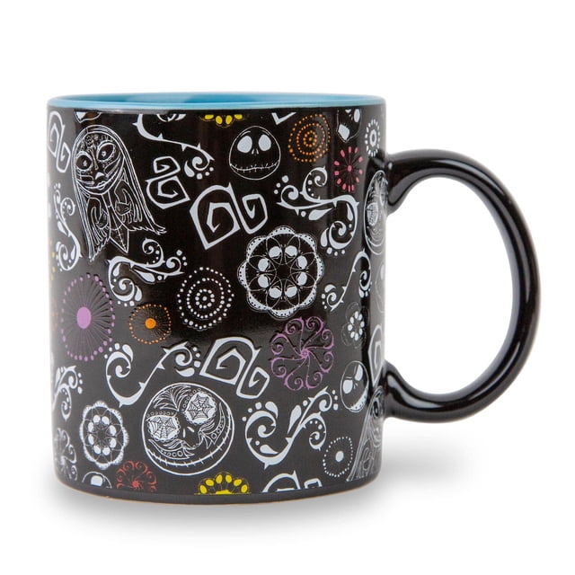 Taza de cerámica plateada Buffalo Disney Nightmare Before Christmas