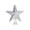 D Silver, variant on Christmas Tree Topper Star, Silver Sequined Glitter Foam 5 Pointed Star Ornament, 1 Pack Spring Mounted Decor, for Xmas Tree Top Decoration Holiday Party Home Window Desktop Tabletop Display