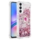 thumbnail image 2 of Funda para Samsung Galaxy A05S con Brillo Líquido Flotante, Purpurina, Parachoques y Anillo Giratorio Soporte, 2 of 5