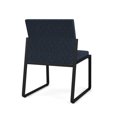 thumbnail image 5 of Gansett Reception Waiting Room Armless Guest Chair / Black Steel / Blue, 5 of 5