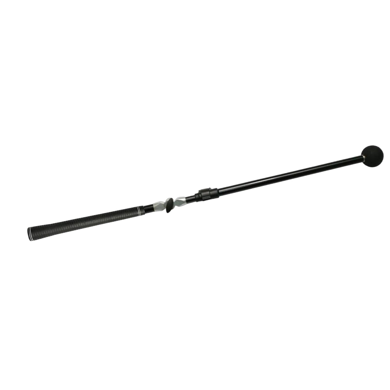 DimyFew Golf Swing Trainer Retractable Position Grip Left Right Handed Extendable Swing bBlack