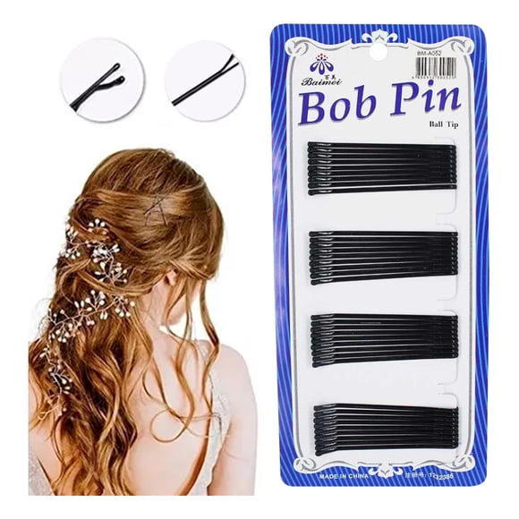 500 Pasadores Cabello Bobby Pin Negros Accesorios Niñas