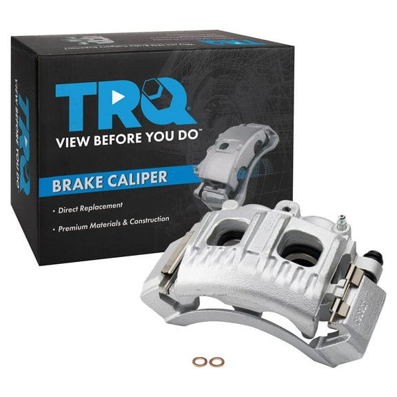 TRQ Front Left Brake Caliper w/Bracket Drivers Side Compatible with 1997-2002 Ford Expedition 1999-2004 F-150 2004 F-150 Heritage 1997-1999 F-250 1997 F-250 HD 1998-2002 Lincoln Navigator