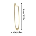 thumbnail image 2 of OULII 50Pack Badge Pin Metal Golden for Crafters and Everyday Use, 2 of 8