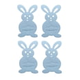 thumbnail image 2 of KTTECTOA 4PCS Easter Rabbits Silverware Pocket Cutlery Pouch Festal Table Decor Cutlery Storage Bag Table Setting Supplies Clearance Home Goods Canada Days Home Decor Home Needs, 2 of 6