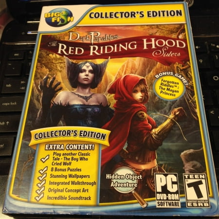 Dark Parables 4: The Red Riding Hood Sisters With Bonus Game: Forgotten Riddles: The Mayan Princess - Collectors Edition - Pc