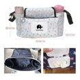 thumbnail image 4 of Bolsa organizadora para cochecito de bebé, bolsa de pañales de mamá con gancho para cochecito de bebé, impermeable, accesorios para cochecito de gran capacidad, pañal de viaje, 4 of 5