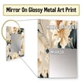 thumbnail image 3 of Designart "Vintage Autumn Floral Grace V" Floral Wall Mirror, Printed White Wall Mirror, Traditional Bathroom Wall Mirror, Decorative Floral Mirror - 30x40 Inch, 3 of 5