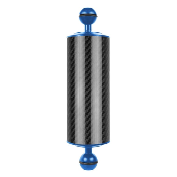 Azul D60mm Flotador de doble bola Flotador Brazo acuático Cámara de buceo jinwen Brazo de doble bola de flotabilidad