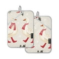 thumbnail image 7 of Yayeee Pot Holders Kitchen Heat Resistant with Pocket 7"x9.8" Cotton Oven Cooking Hot Pads, Winter Geese, 7 of 7