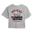 thumbnail image 2 of Home Alone - Ohkay Plumbing - Juniors Cropped Graphic T-Shirt, 2 of 4