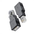 thumbnail image 2 of 2 Pcs Adaptateur USB vers Ethernet RJ45 pour Routeurs, Dongle de Réseau 100Mbps, 2 of 6