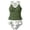 Green, variant on Teen Girl Tankini Swimsuits Two Piece Set, Cute Bathing Suits for Juniors Summer Beach Swimwear Black,15-16 Years