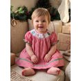 thumbnail image 6 of Miaouyo Christmas Girls Princess Dress Elegant Plaid Embroidery Summer A-line Dress, 6 of 9