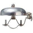 thumbnail image 3 of Classic Silver Retro Bike Bell, Vintage Portland Bell with Beautiful Loud Sound, Bike Bell with Steel Band Bracket, Bell for Road Bike, City, E-Bike,, 3 of 5