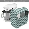 thumbnail image 2 of Teal Stand Mixer Cover, Traditional Polka Dots Pattern Design Vibrant Colored Geometrical Elements, Kitchen Appliance Organizer Bag Cover with Pockets, 5 Quarts, Teal White, by Ambesonne, 2 of 4