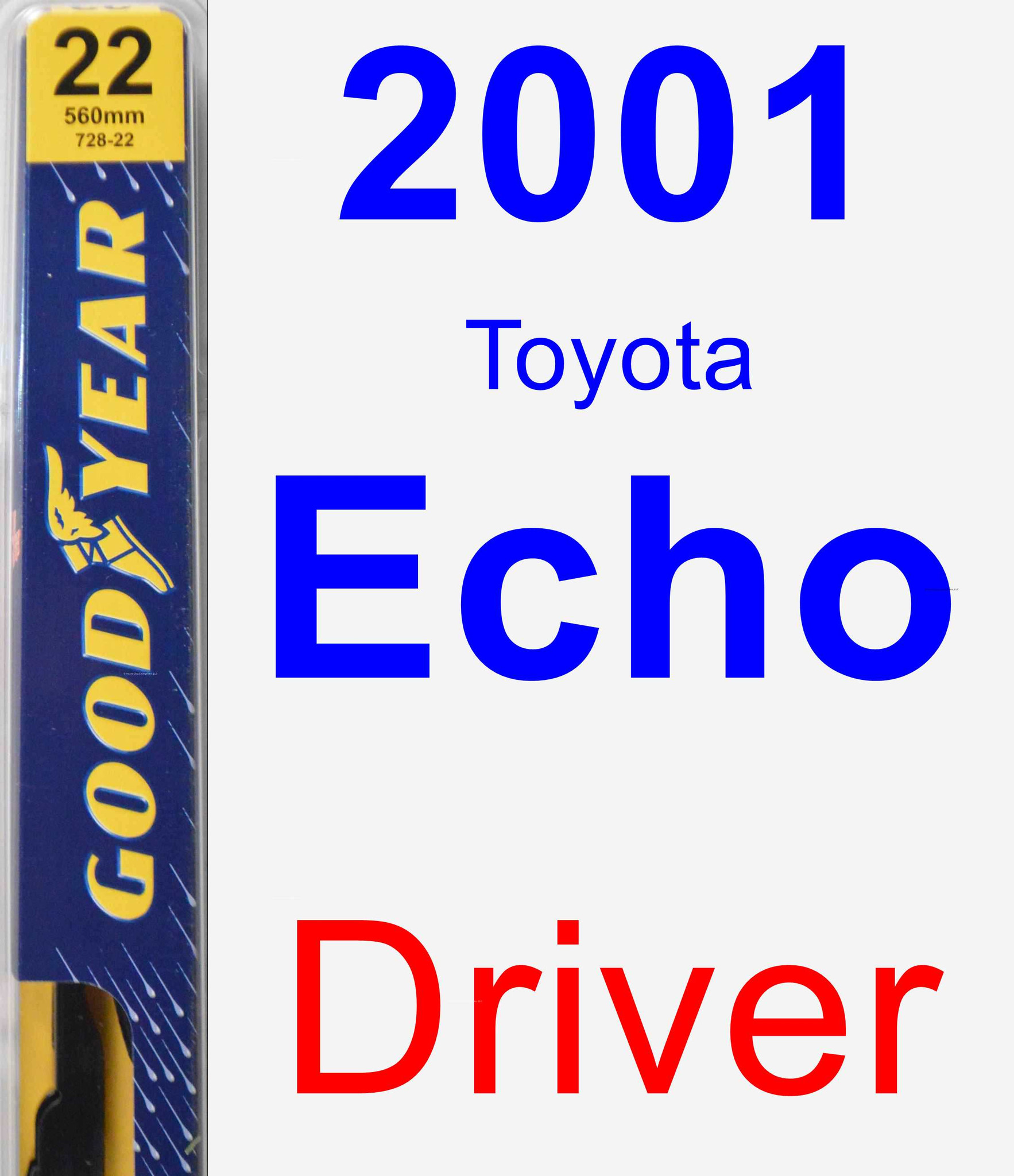 2001 Toyota Echo Driver Wiper Blade Premium