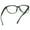 Black, variant on LifeArt Blue Light Blocking Computer Reading Glasses with Transparent Lens for Women/Men