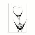 thumbnail image 2 of Gango Home Decor Graphic Wine Glasses by C. Thomas McNemar (Printed on Paper); One 24x36in Fine Art Paper Giclee Print, 2 of 4