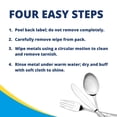 thumbnail image 3 of Carbona Silver Wipes | Metal Cleaner & Polish | 12 Wipes, 2 Pack, 3 of 5
