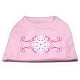 thumbnail image 5 of Christmas Screenprinted Dog Shirt, "Pink Snowflake Swirls", 5 of 6