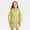 Green, variant on Puffer Jacket Kids Hooded Green Jacket Zip up Long Sleeve Waterproof Girls Thickened Jacket Boy Winter Coat 11-12 Years