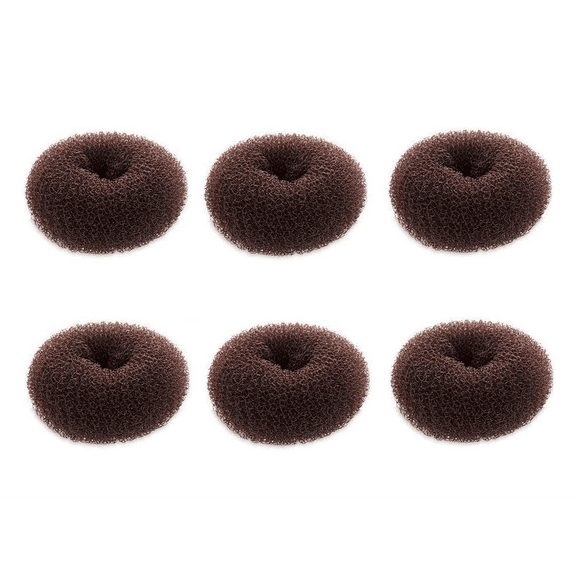 Extra Small Hair Bun Maker for Kids, 6 PCS Chignon Hair Donut Sock Bun Form for Girls, Mini Hair Doughnut Shaper for Short and Thin Hair