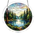 thumbnail image 1 of SIfdSeng My Items Curtain Style Acrylic Puzzle Garden Design Window Hanging Home Birthday For, 1 of 6