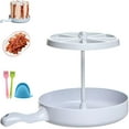thumbnail image 2 of Microwave Barbecue Grill Microwave Maker Cookware Microwave Dish Grease with Strainer Cooker Prep Trays Rack for Oven Cooking, 2 of 6