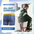 thumbnail image 4 of Calzoncillos tipo bóxer Skechers para niños, paquete de 4 unidades, microfibra elástica, 4 of 7