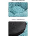 thumbnail image 3 of cat Sofa Five Color Choices Winter Long Plush Warm Cat Nest Round Bowknot Lovely Dog Nest Deep Sleep Pet Bed Cat Supplies (Color : Blue, Size : Round_, 3 of 3
