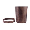 thumbnail image 3 of Retro Creative Wood Grain Trash Can Household Living Room Kitchen Trash Can, 3 of 5